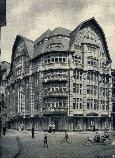 Kaufhaus Brühl 1908