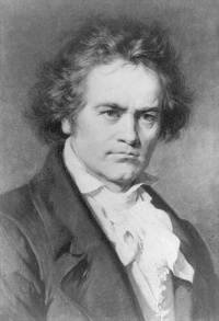 Porträt Beethovens von Carl Jaeger(1833-1887)