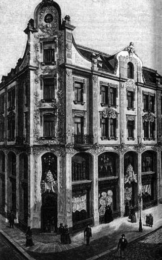  Warenhaus in der Zschocherschen Straße 41 a. Aufnahme 1901.