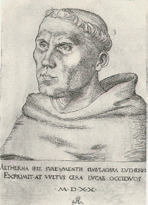Lucas Cranach: Martin Luther als Augustinermönch