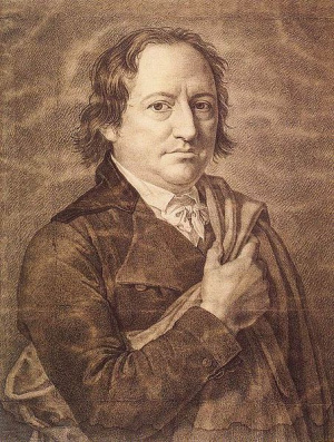 Johann Wolfgang von Goethe um 1800.