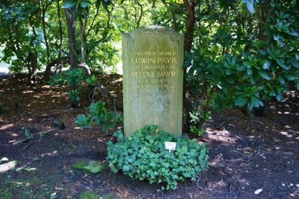 Das Grab Erwin Payrs auf dem Südfriedhof Leipzig. (5)