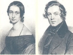 Clara und Robert Schumann. (4)