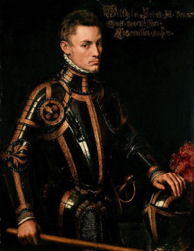 Wilhelm von Oranien, Graf von Nassau-ca. 1555.Porträt von Anthonis Mor (1519-1575).