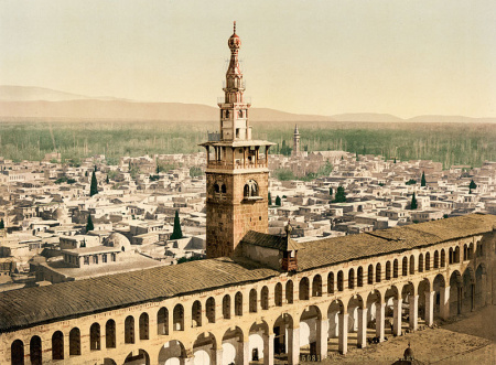 Damaskus. Blick auf die Umayyaden – Moschee ca. 1895 (4)